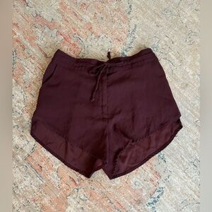 H&M Burgundy Shorts - Used